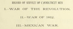 record connecticut war of 1812